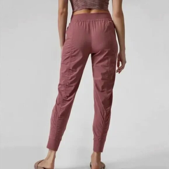 ATHLETA Attitude II Mid Rise Jogger Pant in Dusty Rose Pink, size 6 - Picture 11 of 11